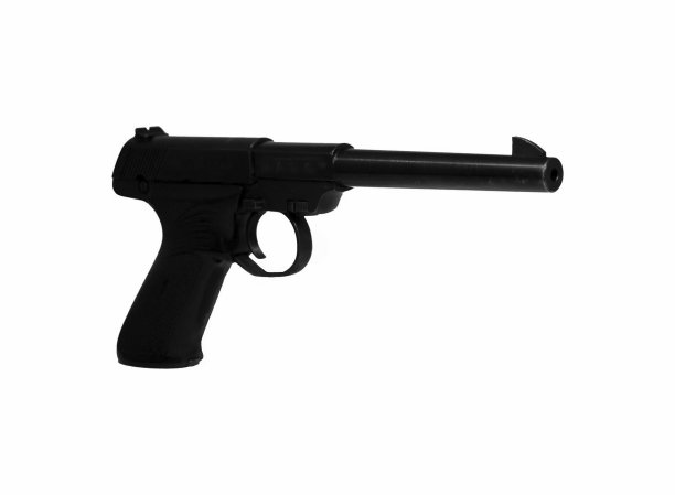 手枪孤立在白色背景下图片下载