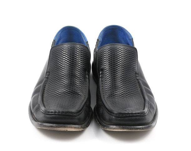 男士礼服鞋正面视图图片下载