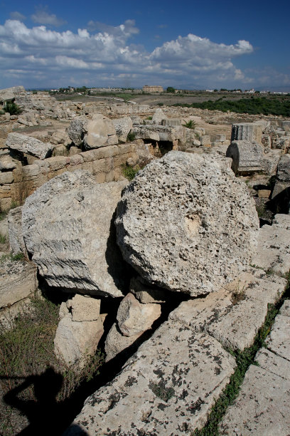 古代寺庙废墟图片下载