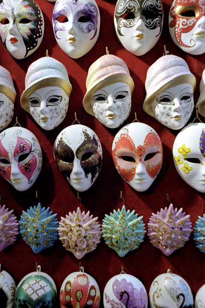 狂欢节面具——威尼斯的传统图片下载