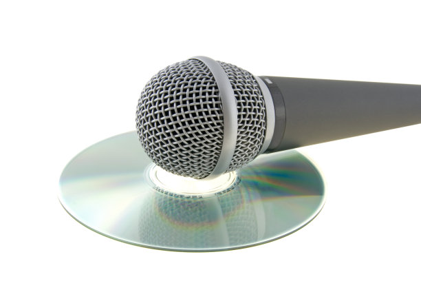 “是一个star&quot;或者CD上的麦克风图片下载