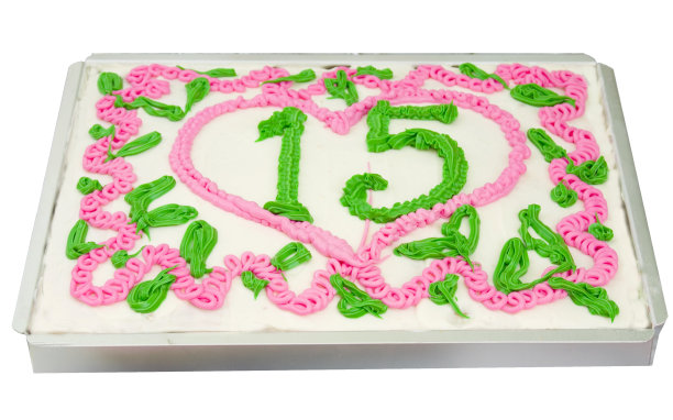 装饰15周年蛋糕图片下载