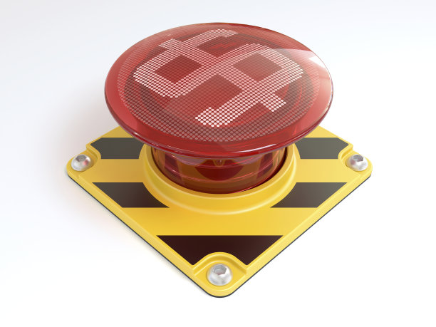 有美元符号的红色按钮。图片下载