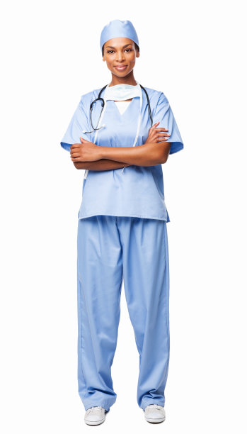 孤立的女性医疗保健专业人员图片下载