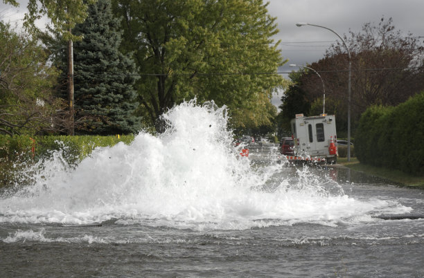 主要街道洪水图片下载