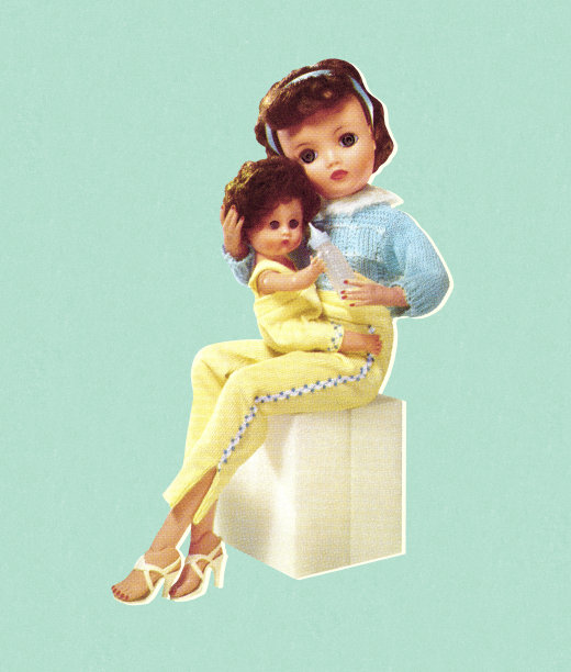 妈妈抱着娃娃图片下载