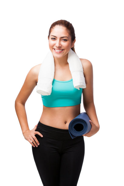 女人准备做运动图片下载