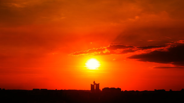 Belgarde城市日落图片下载