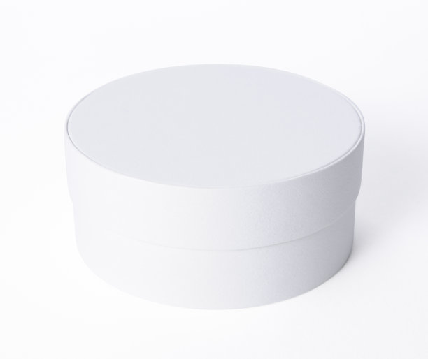 在白色背景上封闭的空白圆框的孤立镜头图片下载