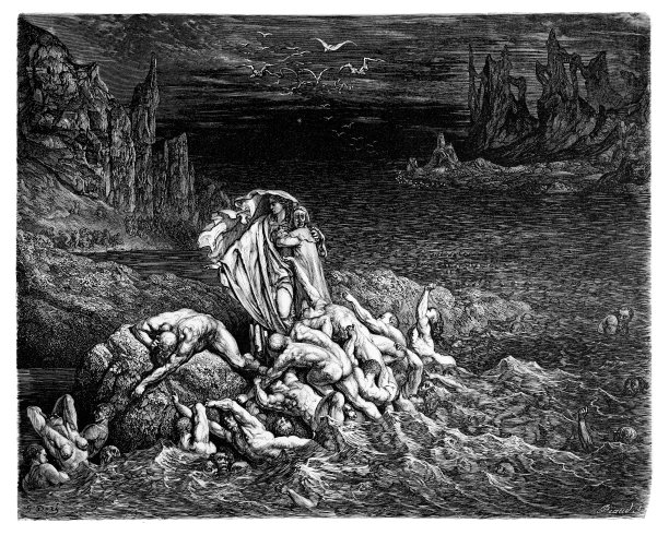 地狱第五圈的冥湖图片下载