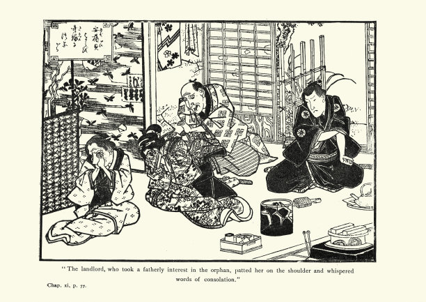 日本艺术-四十七个浪人图片下载