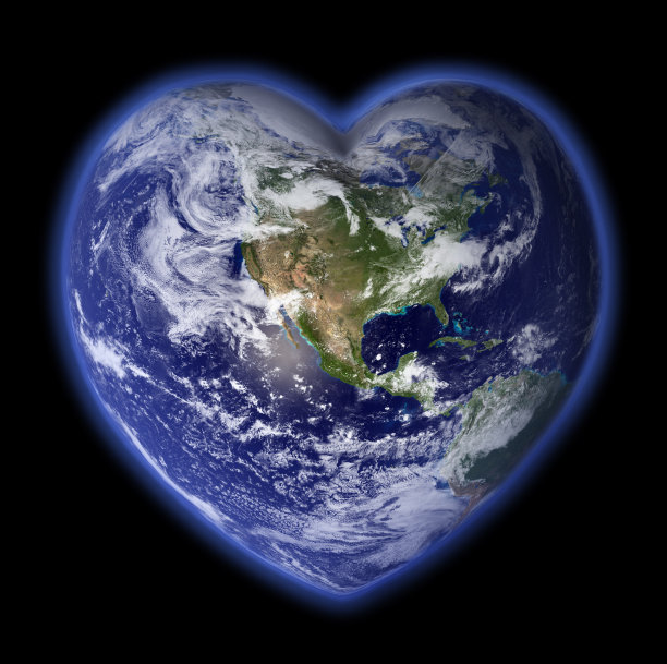 心形地球图片下载