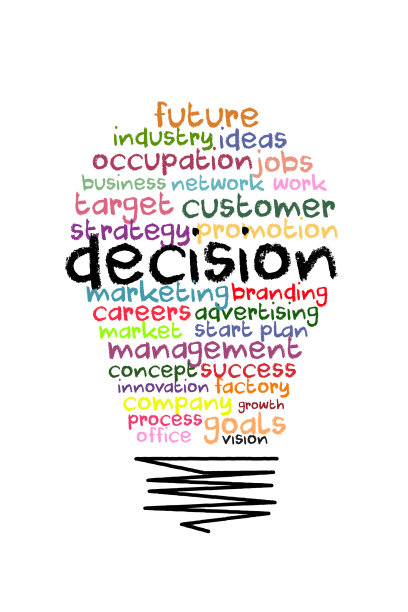 决定字上彩色灯泡的形状图片下载