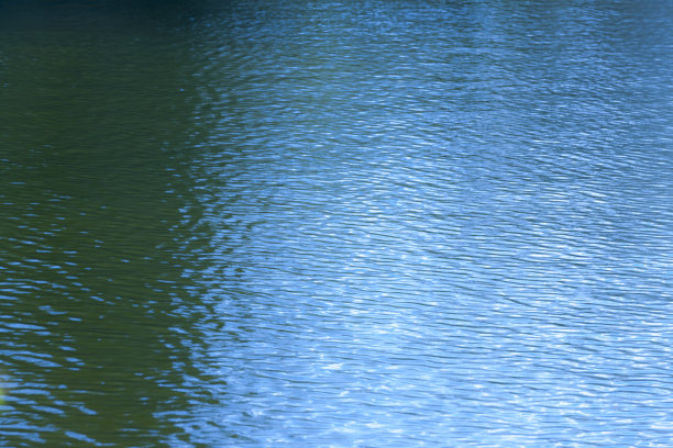蓝色的水面素材图片