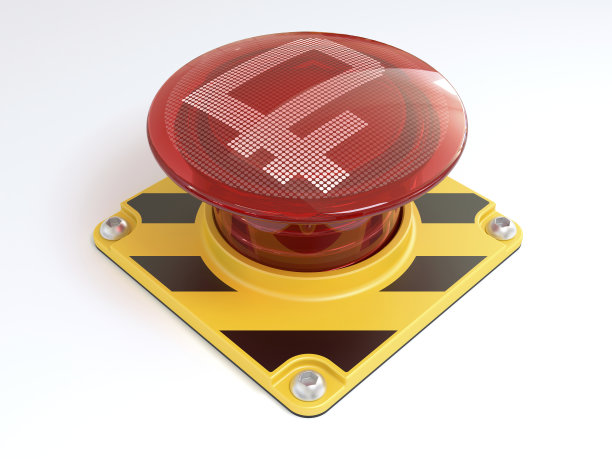 带有卢布符号的红色大按钮。图片下载