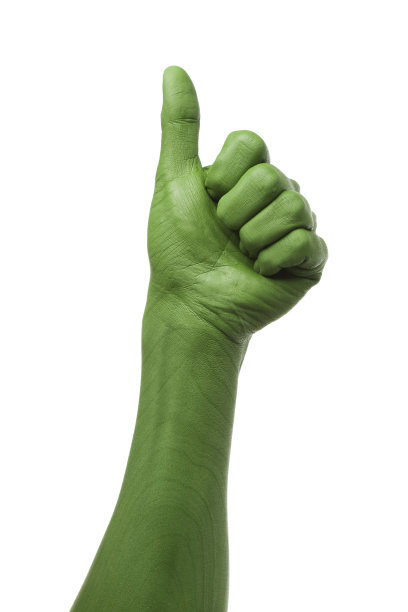 绿色的大拇指图片下载
