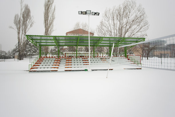 冬季在土耳其安卡拉的体育场图片下载