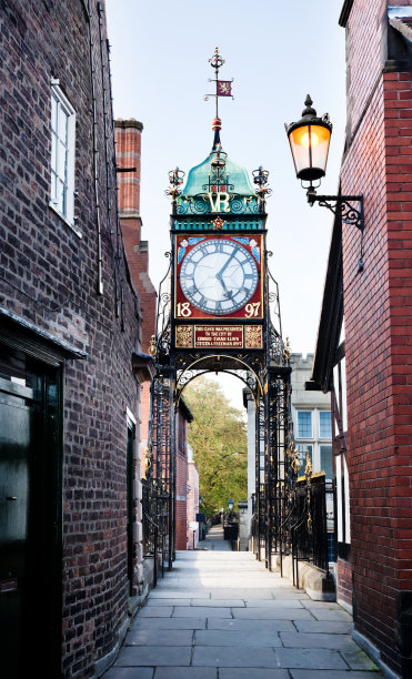 堡垒上的切斯特东门钟图片下载