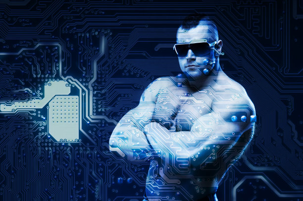 拒绝访问!以数字为哨兵的网络安全概念。图片下载