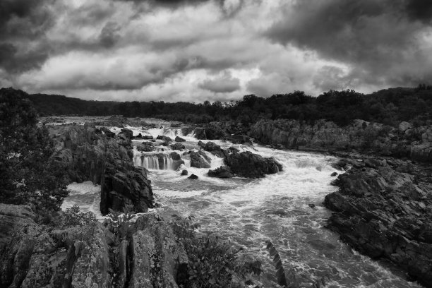 大瀑布国家公园河流急流图片下载