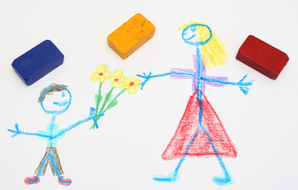 男孩给妈妈送花图片下载