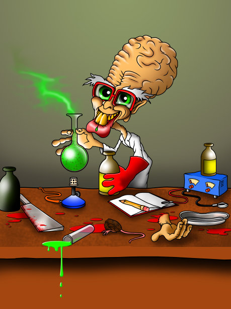 疯狂的教授图片下载