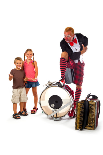 逗乐小孩的小丑图片下载