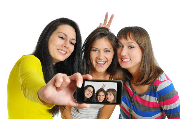 女孩玩得开心图片下载