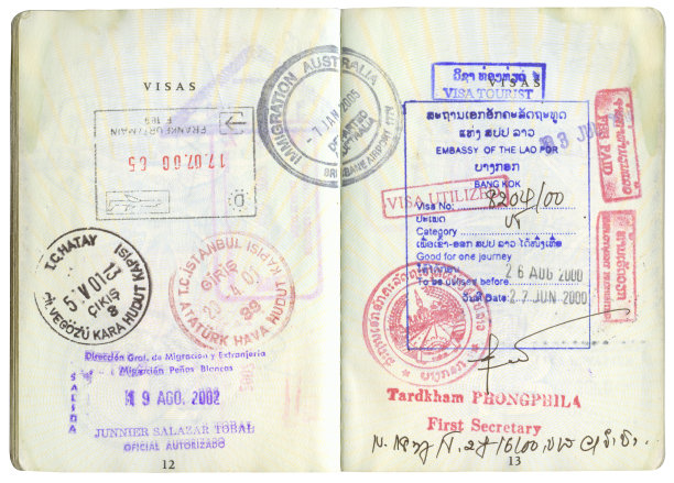 护照stamps-3图片下载