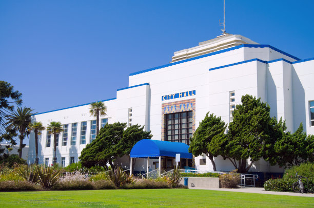 加州圣塔莫尼卡市政厅图片下载