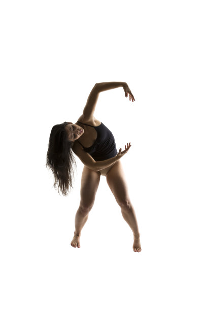 表演舞者的剪影图片下载