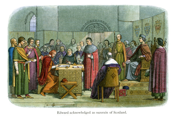爱德华被承认为苏格兰的领主图片下载