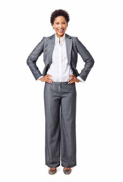 自信的女商人肖像——孤立的图片下载