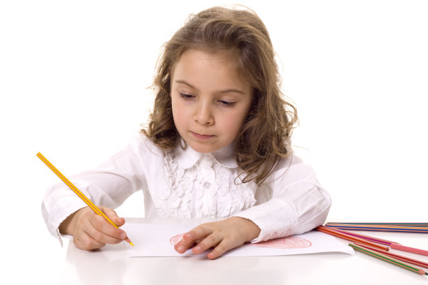 小女孩画的图片下载