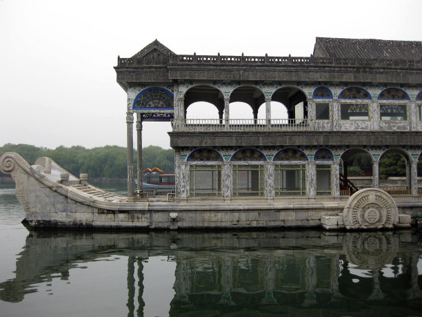 大理石船，颐和园，北京图片下载