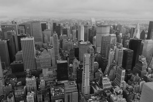 曼哈顿B&W视图2图片下载