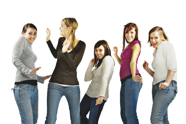 女孩很开心图片下载