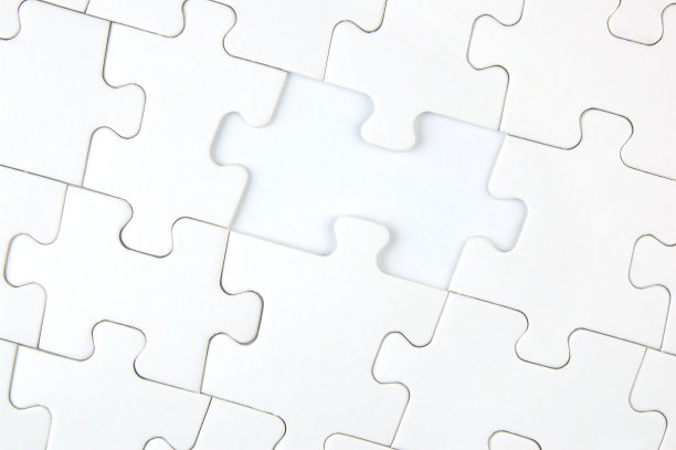 空白拼图与缺失的一块图片下载