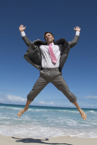 在一个单一的跳跃!图片下载