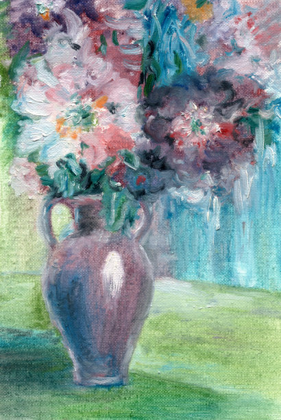 花-油画图片下载