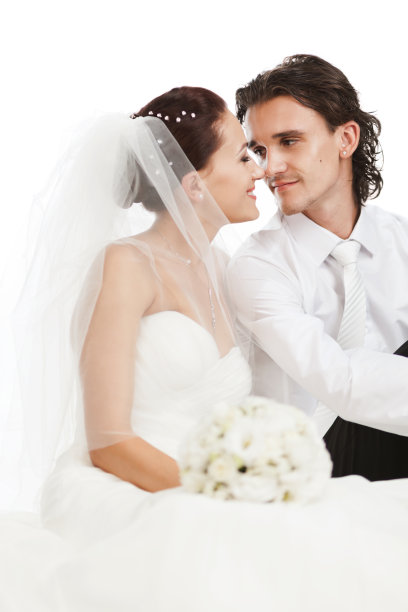 幸福的新婚夫妇图片下载