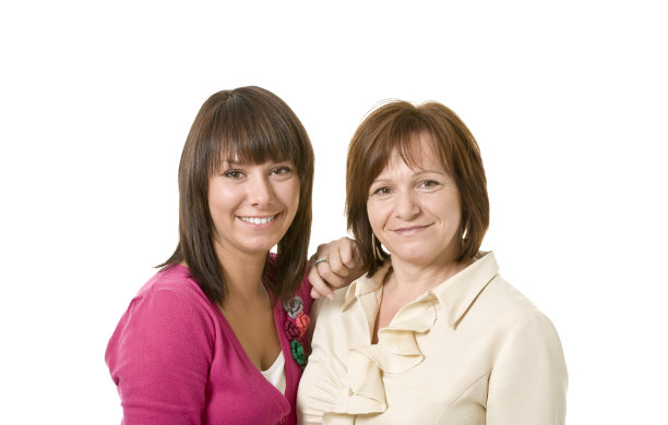 快乐的母女图片下载