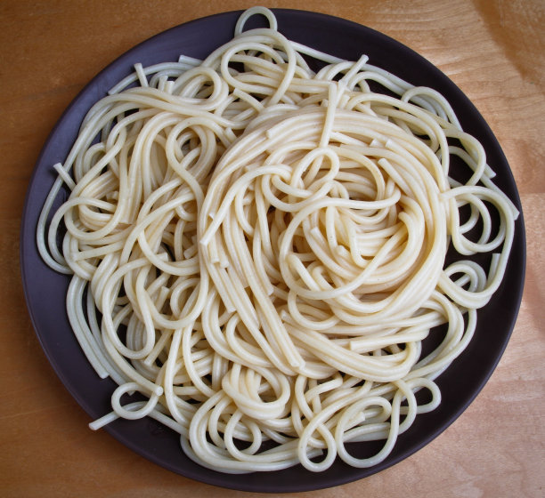 不加酱的意大利面图片下载