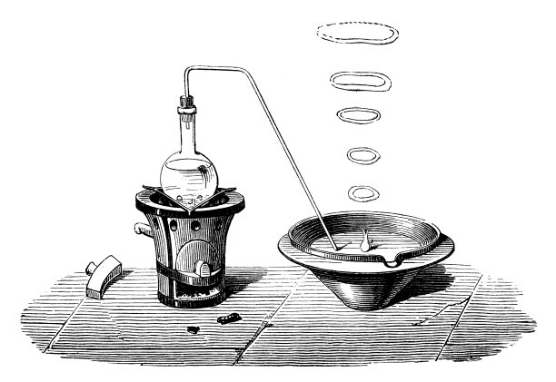 古老的科学化学和物理实验图片下载