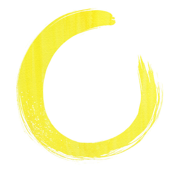 黄色圆圈(剪切路径)图片下载