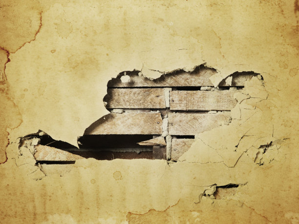 墙上的脏洞图片下载