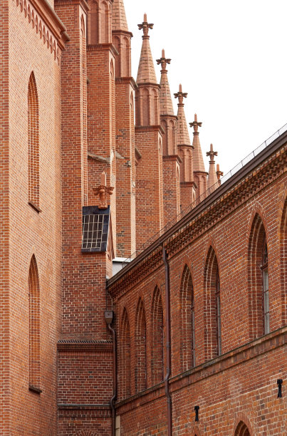 新哥特式教堂的细节图片下载