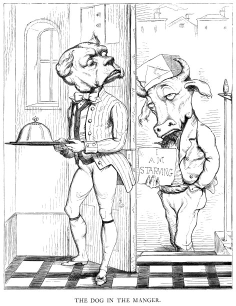 伊索寓言-狗在马槽图片下载