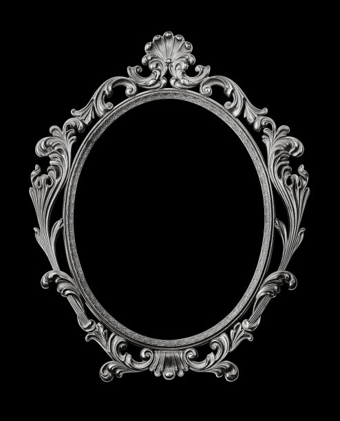 巴洛克式画框。图片下载