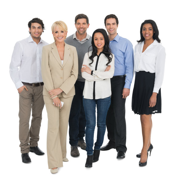 一群商人图片下载